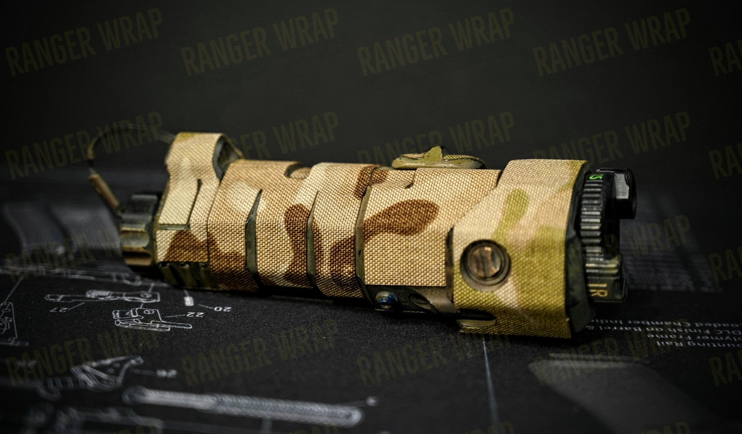 B.E. Meyers MAWL DA/C1+ - IR Device Wrap in Cordura Fabric-2