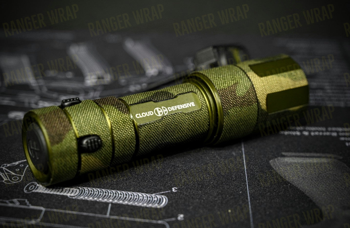 Cloud Defensive REIN 2.0 Micro - Weapon Light Wrap in Cordura Fabric-3