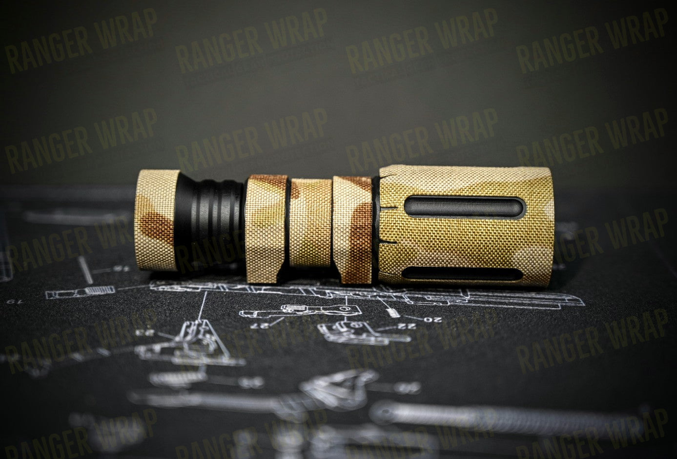 Modlite 18350 - Weapon Light Wrap in Cordura Fabric-3