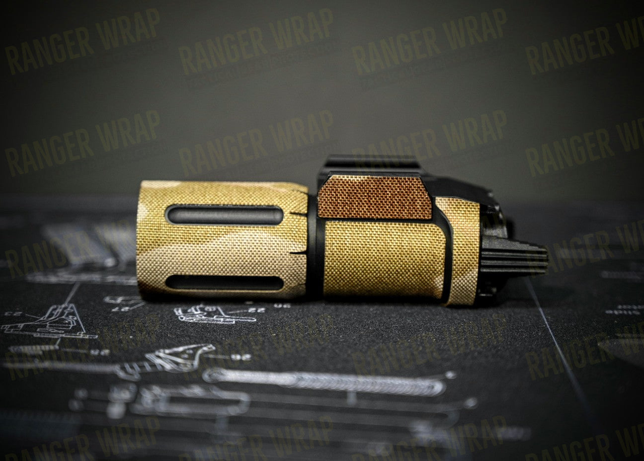 Modlite PL350 - Weapon Light Wrap in Cordura Fabric-4
