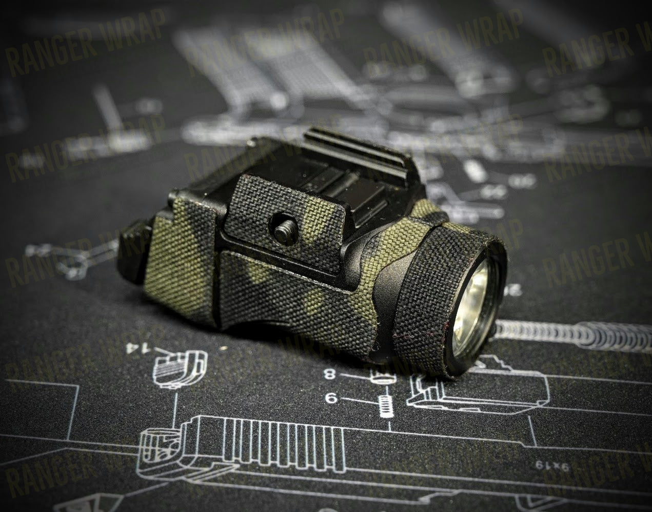 Streamlight TLR7 Sub - Weapon Light Wrap in Cordura Fabric-3