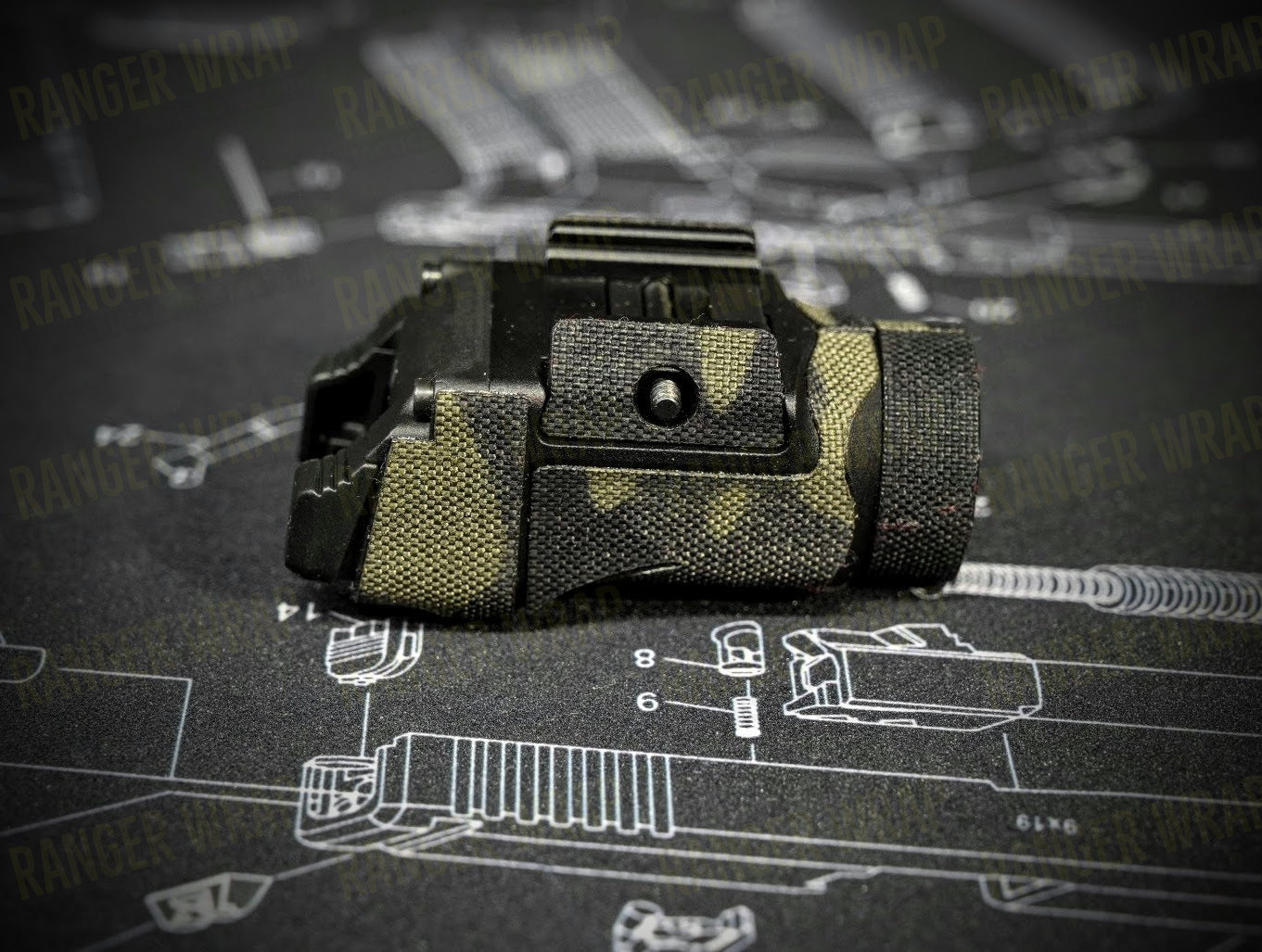 Streamlight TLR7 Sub - Weapon Light Wrap in Cordura Fabric-4