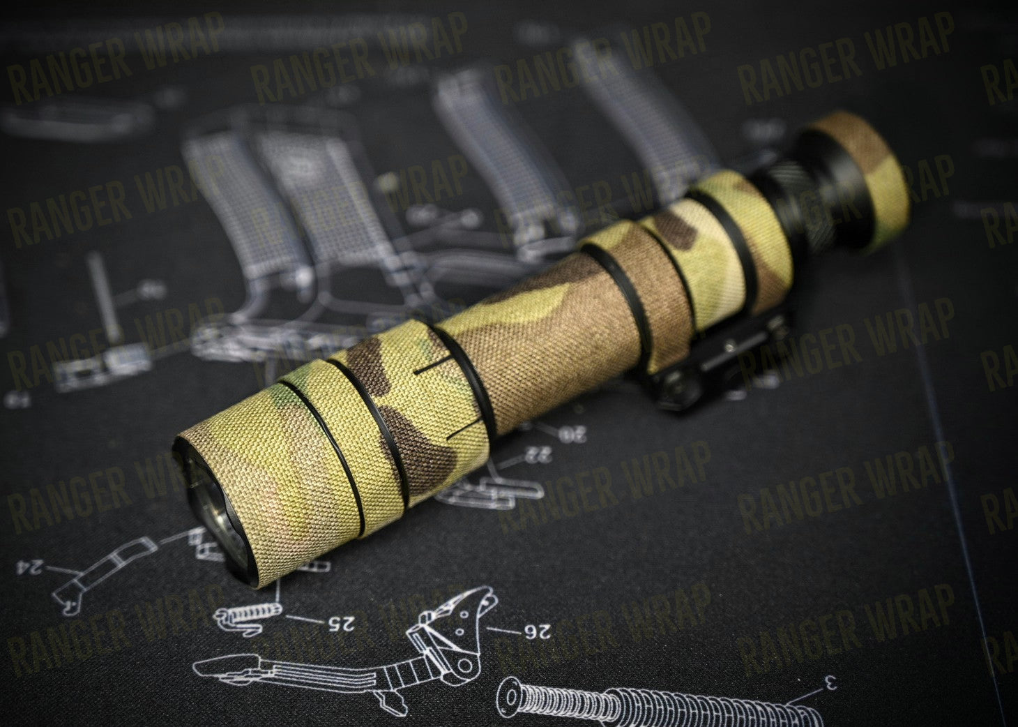 Surefire M600DF Scout - Weapon Light Wrap in Cordura Fabric-3