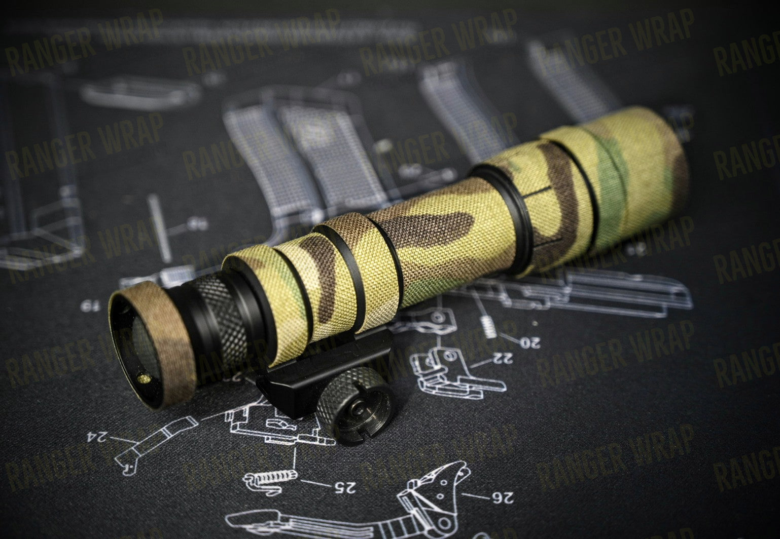 Surefire M600DF Scout - Weapon Light Wrap in Cordura Fabric-4
