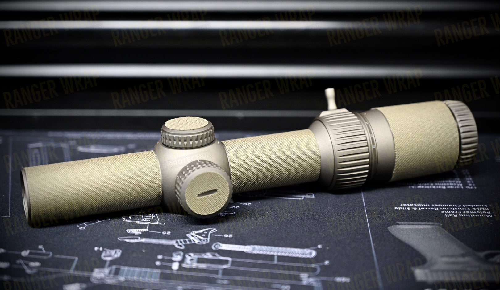 Vortex Strike Eagle 1-6 Gen 2 - Optic Wrap in Cordura Fabric-1
