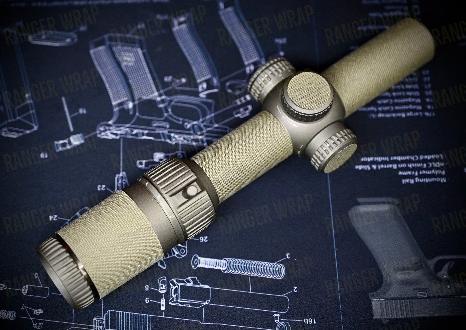 Vortex Strike Eagle 1-6 Gen 2 - Optic Wrap in Cordura Fabric-6
