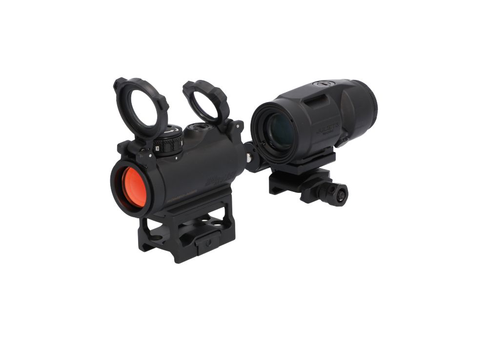 Sig Sauer ROMEO-MSR & JULIET3-Micro Magnifier Combo- Used/Demo-1
